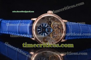 Audemars Piguet TriAP89296 Jules Audemars Skeleton Tourbillon Blue Dial Rose Gold Watch