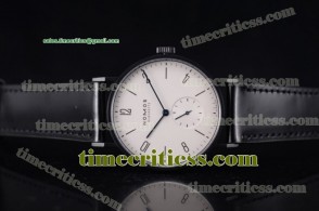 Nomos TriNom0022 Glashutte Tangente 33 White Dial Steel Watch