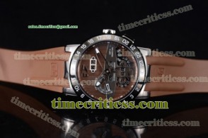 Ulysse Nardin TriUN99075 Executive Dual Time & Big Date Brown Dial Steel Watch