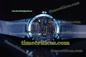 Ulysse Nardin TriUN99080 Executive Dual Time & Big Date Blue Dial Steel Watch