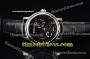 Audemars Piguet TriAP89303 Jules Audemars Dual Time Black Dial Steel Watch