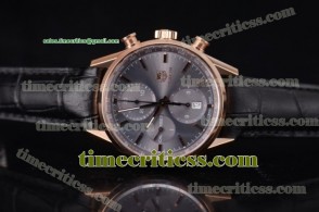 Tag Heuer TriTAG89149 Carrera Calibre 1887 Chrono Grey Dial Rose Gold Watch (V6)