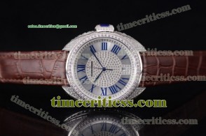 Cartier TriCAR89414 Cle de Cartier Diamonds Dial Steel/Diamonds Watch