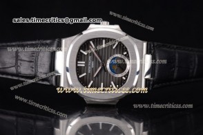 Patek Philippe TriPP89100 Nautilus Black Dial Steel Watch