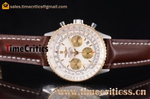 Breitling TriBRL8946 Navitimer 01 Chrono White Dial Steel Watch (GF)