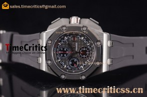 Audemars Piguet TriAP89322 Royal Oak Offshore Chronograph Michael Schumacher Black Dial Titanium Watch (J12)