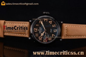 Zenith TriZen99045 Pilot Type 20 GMT Black Dial PVD Watch