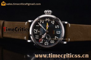 Zenith TriZen99047 Pilot Type 20 GMT Black Dial Steel Watch