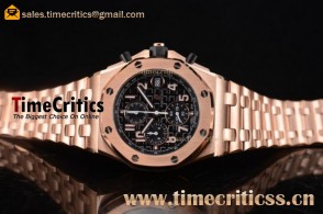 Audemars Piguet TriAP89333 Royal Oak Offshore Chrono Black Dial Rose Gold Watch