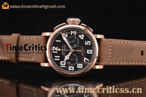 Zenith TriZen99051 Heritage Pilot Ton-up Chrono Black Dial Rose Gold Watch