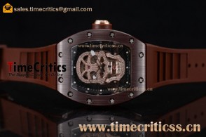 Richard Mille TriRM99201 RM052 Skull Dial PVD/Rose Gold Watch