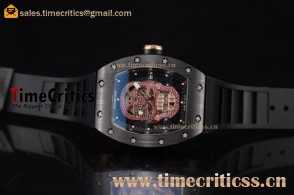 Richard Mille TriRM99204 RM052 Skull Dial PVD/Rose Gold Watch