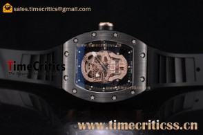 Richard Mille TriRM99205 RM052 Skull Dial PVD/Rose Gold Watch