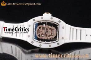 Richard Mille TriRM99206 RM052 Skull Dial Rose Gold Watch