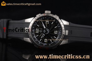 Perrelet Tri007 Turbine PilotBlack Dial Steel Watch