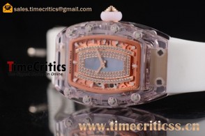 Richard Mille TriRM99213 RM 07-02 Blue MOP Dial Pink Sapphire Watch