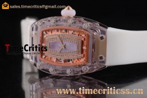 Richard Mille TriRM99214 RM 07-02 Pink MOP Dial Pink Sapphire Watch