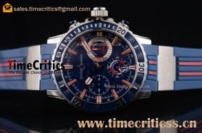 Ulysse Nardin TriUN99091 Maxi Marine Diver Chronogrpah Blue Dial Steel Watch