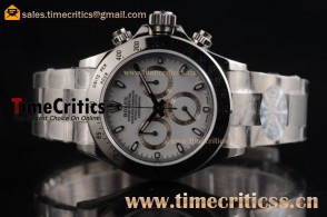 Rolex TriROX89580 Daytona Chrono White Dial Steel Watch