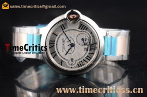 Cartier TriCAR89461 Ballon Bleu De Large Silver Dial Rose Gold Watch