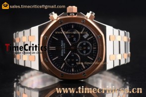 Audemars Piguet TriAP89359 Royal Oak Chrono Black Dial Rose Gold Watch 