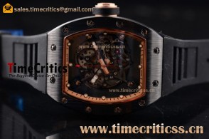 Richard Mille TriRM99229 Richard Mille RM 055 Bubba Watson Skeleton Ceramic/Rose Gold Watch 