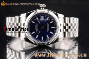 Rolex TriROX89617 Datejust Blue Dial Steel Watch (BP)