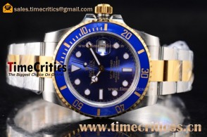 Rolex TriROX89631 Submariner Blue Dial Two Tone Watch (BP)