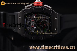 Richard Mille TriRM99235 RM 11-03 Chrono Skeleton Dial PVD Watch  