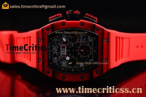 Richard Mille TriRM99237 RM 11-03 Chrono Skeleton Dial PVD Watch  