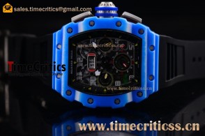 Richard Mille TriRM99238 RM 11-03 JEAN TODT Chrono Skeleton Dial PVD Watch  