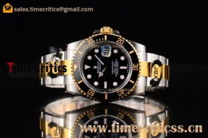 Rolex TriROX89681 Submariner Black Two Tone Watch