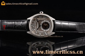 Cartier TriCAR89471 Drive de Cartier Flying Tourbillon Grey Steel Watch