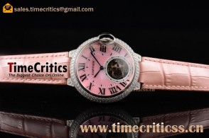 Cartier TriCAR89474 Ballon Bleu De Tourbillon Pink Steel Watch