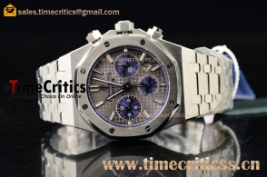 Audemars Piguet Royal Oak 41MM Chronograph TriAP89379 Grey Dial Steel Watch(EF)