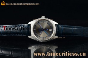 Omega Globemaster Annual Calendar TriOMG291369 Grey Dial Blue Leather Steel Watch(AAAF)