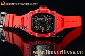 1:1 Richard Mille RM 35-02 RAFAEL NADA TriRM99262 Skeleton Dial Red Rubber Red PVD