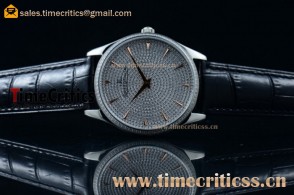 Jaeger LeCoultre TriJL89058 Master Control Diamond Dial Steel Watch