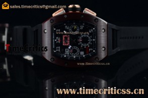 Richard Mille TriRM99220 RM 016 Felipe Massa Flyback Chrono Skeleton Dial PVD/Rose Gold Watch
