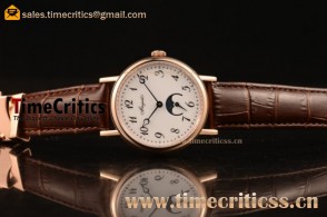 Glashutte TriGTT8057 Senator White Dial Brown Leather Rose Gold Watch