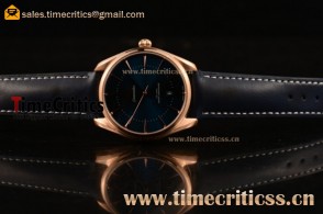 Omega TriOMG291138 De Ville Tresor Master Co-Axial Blue Dial Rose Gold Watch (YF)