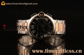 Cartier TriCAR89401 Ballon Bleu De Chronograph Black Dial Steel Watch (H)