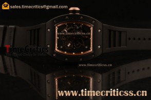 Richard TriRM99226 Mille RM 055 Bubba Watson Ceramic Bezel Black Dial Ceramic Watch