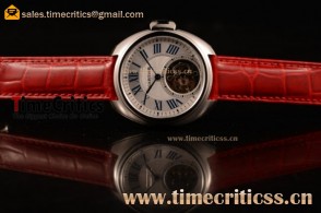 Cartier TriCAR89442 Cle de Cartier White Dial Steel Watch