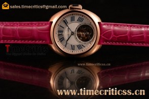 Cartier TriCAR89444 Cle de Cartier White Dial Rose Gold Watch