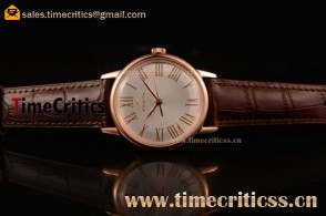 Zenith TriZen99053 Vintage White Dial Rose Gold Watch (AAAF)