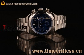 Vacheron Constantin TriVC89101 Overseas Chronograph Blue Dial Steel Watch