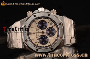 Audemars Piguet TriAP89383 Royal Oak Chronograph White Dial Steel Watch
