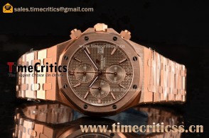 Audemars Piguet TriAP89394 Royal Oak Chronograph Grey Dial Rose Gold Watch