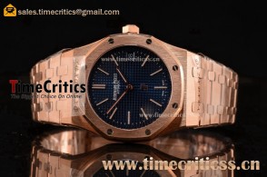 Audemars Piguet TriAP89401 Royal Oak Blue Dial Rose Gold Watch